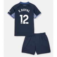 Tottenham Hotspur Emerson Royal #12 Gostujuci Dres za djecu 2023-24 Kratak Rukav (+ Kratke hlače)